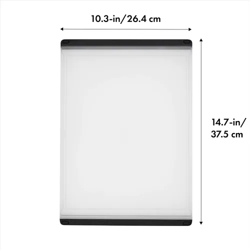 Vista 6 de OXO Good Grips - Juego de tablas de cortar de plástico, 3 piezas para uso diario