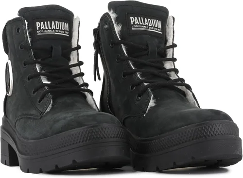 Vista 6 de Palladium Botines clásicos para mujer Negro