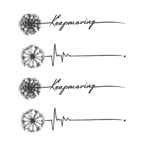 Vista 13 de Tatuaje temporal semipermanente para adultos, 2 hojas de palabras de flores, citas Let It Be pequeño, pequeño cuello de mano, calcomanías falsas
