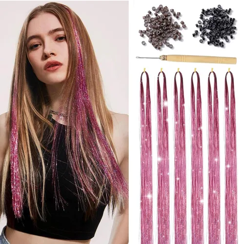 Vista 32 de Extensiones de cabello humano real con broches, 4.23 oz, 7 unidades, extensiones de cabello humano real con clip, de 14 pulgadas, rubio ceniza a