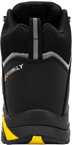 Vista 4 de DKMILY DRY Botas de seguridad impermeables para hombre, botas de trabajo con puntera de acero, antideslizantes, disipativas estáticas