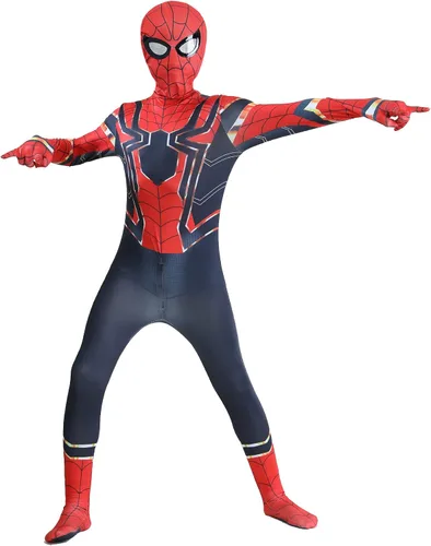 Vista 4 de NURCIX Disfraz de superhéroe para niños, disfraz de superhéroe para fiesta de Halloween