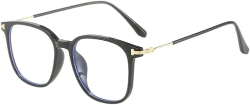 Vista 10 de Shiratori Square Blue Light Blocking Glasses for Women Men, Lightweight Frame Anti Eyestrain Computer Glasses Verde