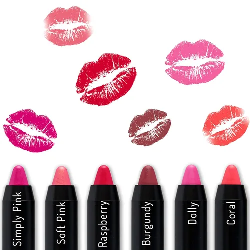 Vista 2 de Lápiz labial natural para mujer, tintes de alto pigmento, libre de crueldad, lápiz labial orgánico fabricado en Estados Unidos, cosméticos seguros