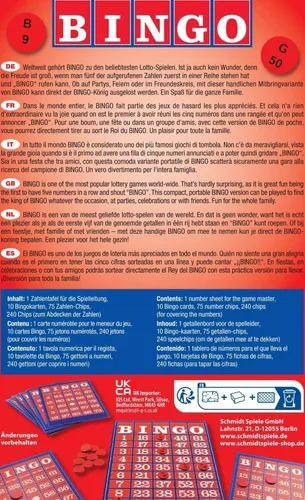Vista 3 de Coiledspring Games Schmidt Bingo
