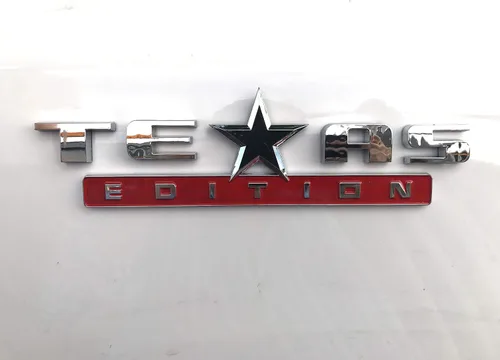 Vista 5 de 2 unidades plateado+rojo 3D Texas Edition Emblema Universal Calcomanía para Camión Coche Vehículo Automóvil