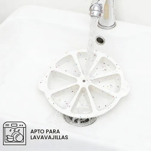 Vista 8 de SHEbaking - Molde de silicona para scones, moldes para hornear 8 cavidades, molde para tartas, pizzas, brownies sin BPA