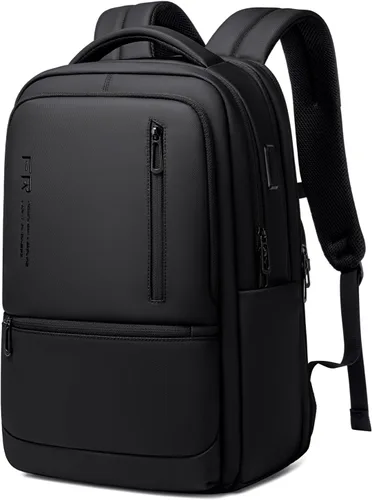 Vista 7 de Fenree.geer Mochila de trabajo para hombre, mochila expandible con puerto de carga USB C, resistente al agua, mochila para laptop de 15.6 pulgadas