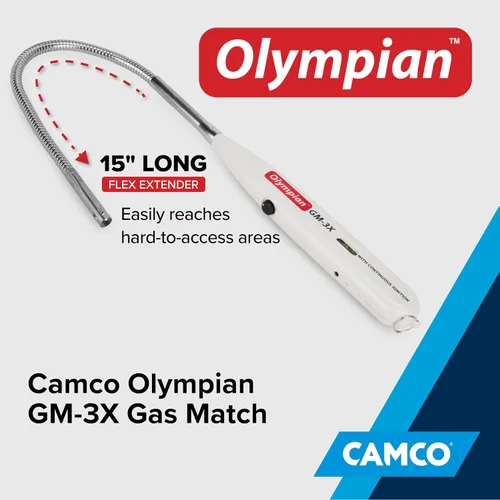 Vista 3 de Camco 57549 Olympian GM-3X Cerillo de gas.