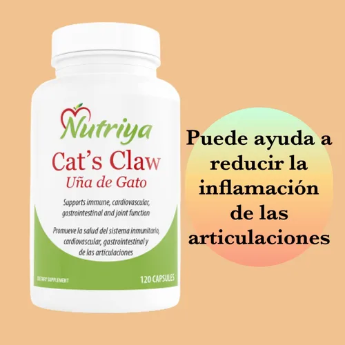 Vista 9 de Nutriya Uña de Gato (Uña de Gato) - Uncaria Tomentosa - Potente antioxidante que apoya la salud de las articulaciones, cardiovascular, digestivo