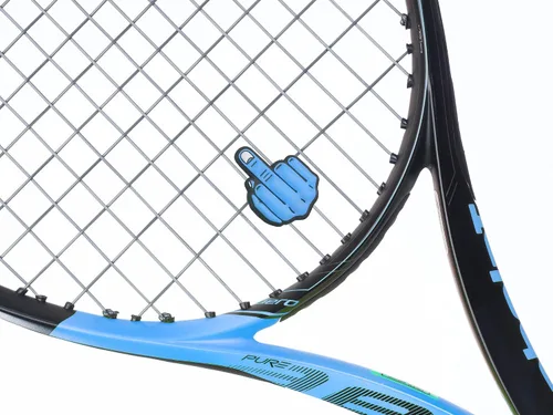 Vista 2 de El amortiguador original de tenis de dedo medio de Racket Expressions (paquetes de 2 y 5)