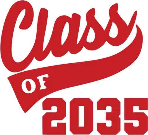 Vista 26 de Senior 2035 Iron On Transfer for Shirts, Black