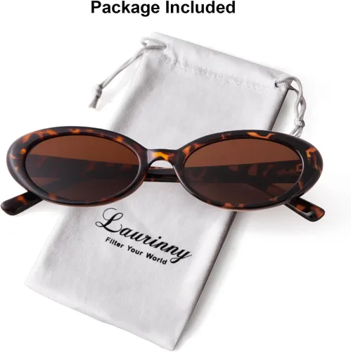 Vista 8 de Gafas de sol de los años 90 para mujeres y hombres, retro, ovaladas pequeñas