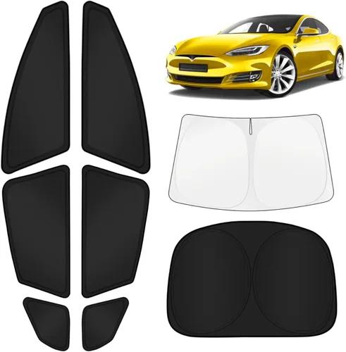 Vista 127 de KUST - Parasol plegable para parabrisas para BMW X1 E84, accesorios 2011 2012 2013 2014 2015, protector de visera de sol ajustable que bloquea