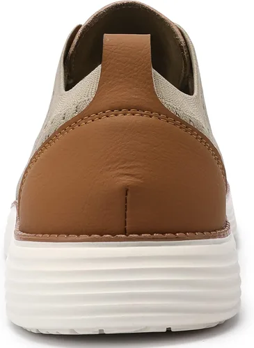 Vista 4 de VILOCY - Tenis de vestir informales para hombre, zapatos oxford cómodos de malla transpirable