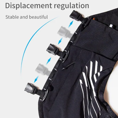 Vista 5 de AONIJIE Chaleco de hidratación para correr, ligero y de gran capacidad, para mujeres y hombres, mochila de hidratación para teléfonos de 6.8 pulgadas