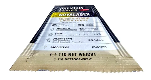 Vista 3 de LalBrew NOVALAGER - Levadura de cerveza híbrida moderna, paquete de 0.43 onzas Danstar Nova Lager Lallemand Premium Series Dry Brewers Levadura