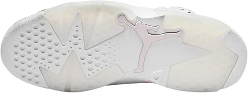 Vista 6 de Jordan 6 Retro Gold Hoops para mujer blancodorado metálico (DH9696 100), BlancoDorado metálico