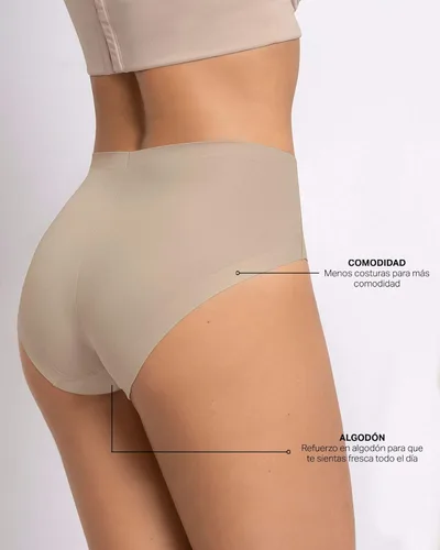 Vista 3 de Leonisa Faja de compresión invisible - Ropa interior con control de abdomen para mujer