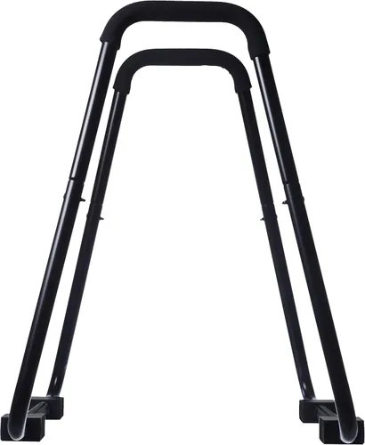 Vista 3 de Amazon Basics - Soporte de inmersión para entrenamiento de fuerza, color negro