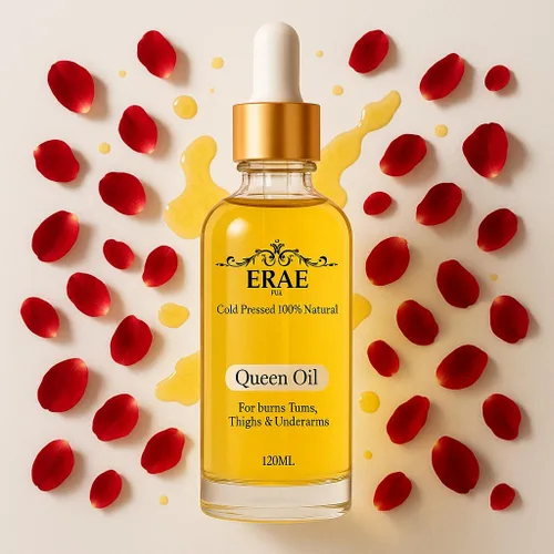 Vista 9 de Erae Queen Oil - Aceite reafirmante botánico natural prensado en frío para cara y cuerpo - Hidrata tensa y restaura la elasticidad para la piel