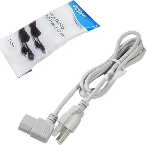 Vista 8 de HQRP Cable de alimentación de CA compatible con Saeco 183921850 Nina Espresso, Charisma, Gaggia Espresso, Coffee, Classic, Baby, Pure & Color Negro
