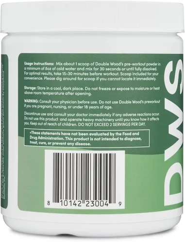 Vista 4 de Polvo de preentrenamiento para hombres y mujeres (30 porciones de cafeína, beta alanina, L-citrulina, dinamina, L-teanina, taurina, teacrina y más)