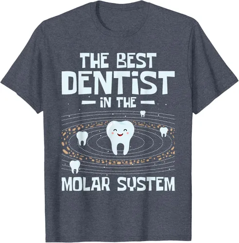 Vista 48 de El mejor dentista - Molar Teeth Dental Odontología DDS Camiseta Negro