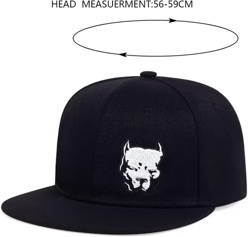 Vista 5 de VORON Snapback Hats for Men Boys Black Hat Unisex Baseball Cap Adjustable Dad Hat Gift