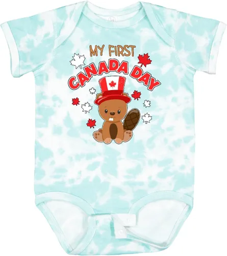 Vista 39 de inktastic My First Canada Day Baby Bodysuit
