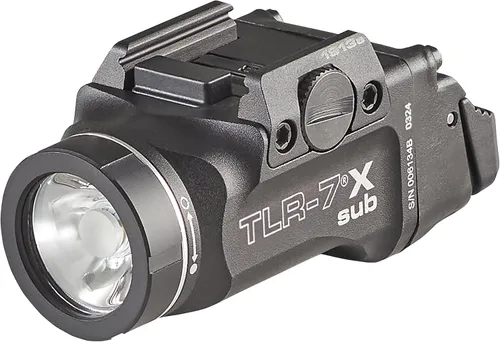 Vista 9 de Streamlight 69400 TLR-7 X sub 500-lúmenes Luz táctica para armas diseñada exclusivamente y únicamente para pistolas subcompactas con riel Glock 43X