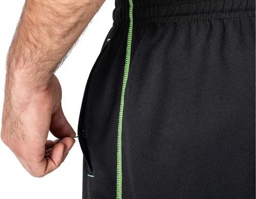Vista 4 de Magnivit - Pantalones deportivos ligeros para hombre, ajuste holgado, parte inferior abierta, de malla, atléticos, con bolsillos con cremallera