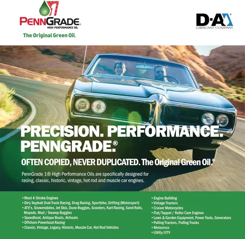 Vista 3 de PENN GRADE 1, aceite sintético de alto rendimiento SAE 20W-50,1 cuarto de galón (paquete de 1)