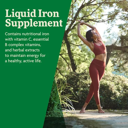 Vista 4 de Floradix Hierro y hierbas - Suplemento líquido a base de hierbas para apoyo energético - Suplemento de hierro con vitamina C y complejo de vitamina