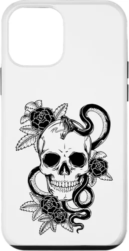 Vista 16 de Gothic Flower Skull Snake Roses Case for iPhone 16