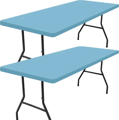 Vista 36 de Smiry - Mantel rectangular de vinilo con respaldo de franela elástica ajustada para mesas plegables de 2 pies, manteles impermeables y lavables