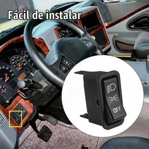 Vista 4 de Interruptor de control de faros delanteros de alta resistencia 901-5130 se adapta a 2007-2017 International CXT Lonestar MXT ProStar IC Corporation
