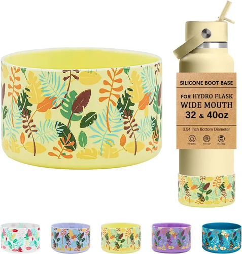 Vista 22 de HEYSKAY - Base de silicona para botella de agua Hydro Flask de boca ancha de 32 a 40 onzas