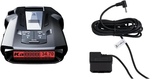 Vista 9 de Detector de Radar Láser Cobra RAD 480i – Detección de Largo Alcance, Bluetooth, Compatible con Apple CarPlay y Android Auto, Detección Delantera