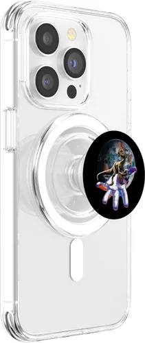 Vista 3 de Velociraptor Raptor Dinosaur PopSockets MagSafe PopGrip for iPhone