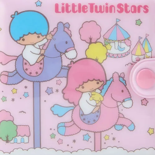 Vista 4 de Sanrio Cartera de vinilo, Varios colores, Pequeñas estrellas gemelas