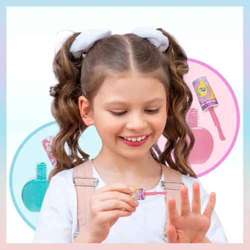 Vista 8 de Townley Girl My Little Pony Esmalte de uñas no tóxico a base de agua, juego de esmaltes desprendibles con colores brillantes y opacos para niñas