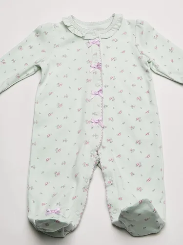 Vista 2 de Little Me baby-girls Footie and Hat