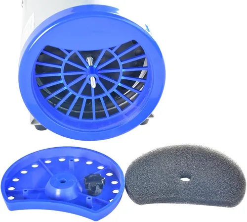 Vista 7 de SHELANDY Groomer Partner Secador de pelo de mascotas con fuerza para perros, soplador para el aseo de perros con calentador (Azul)