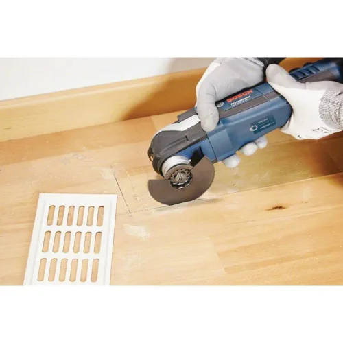 Vista 6 de Bosch OSL400F Hoja de sierra segmentada bimetálica para multiherramienta oscilante Starlock® de 4 pulgadas