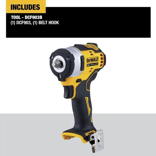 Vista 2 de DEWALT DCF903B XTREME 12V MAX* Llave de impacto inalámbrica sin escobillas de 3/8 pulgadas (solo herramienta)