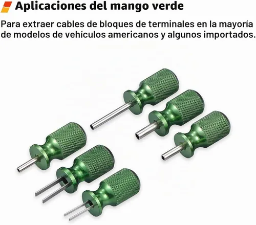 Vista 6 de EWK Kit de herramientas de extracción de terminales eléctricos de cable