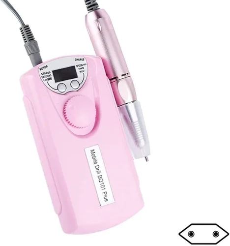 Vista 2 de Lima eléctrica para arte de uñas, 30000 RPM, máquina de pedicura, pulidora de uñas para uñas acrílicas, diseño para uso en el hogar