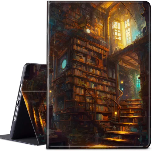 Vista 13 de Funda para tablet Kindle Fire 7 2019/2017 lanzamiento 9ª/7ª generación 7 pulgadas, ligera, protectora de piel sintética, cubierta inteligente