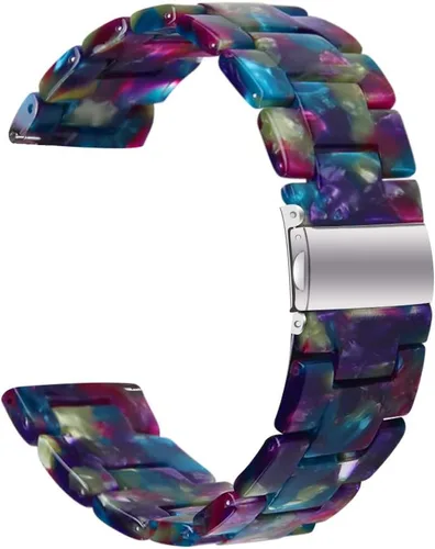Vista 10 de Resin Watch Band Compatible with Amazfit Active/GTS 3/GTS 4/GTR Mini/GTS 2/ GTS 2e/ GTS 2 Mini/GTS 4 Mini Bands, 20mm Replacement Adjustable Fenlv